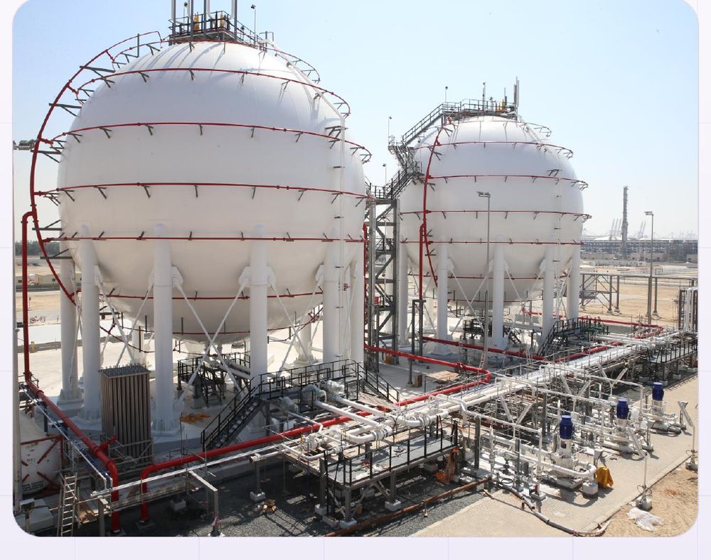 Cylingas LNG spheres